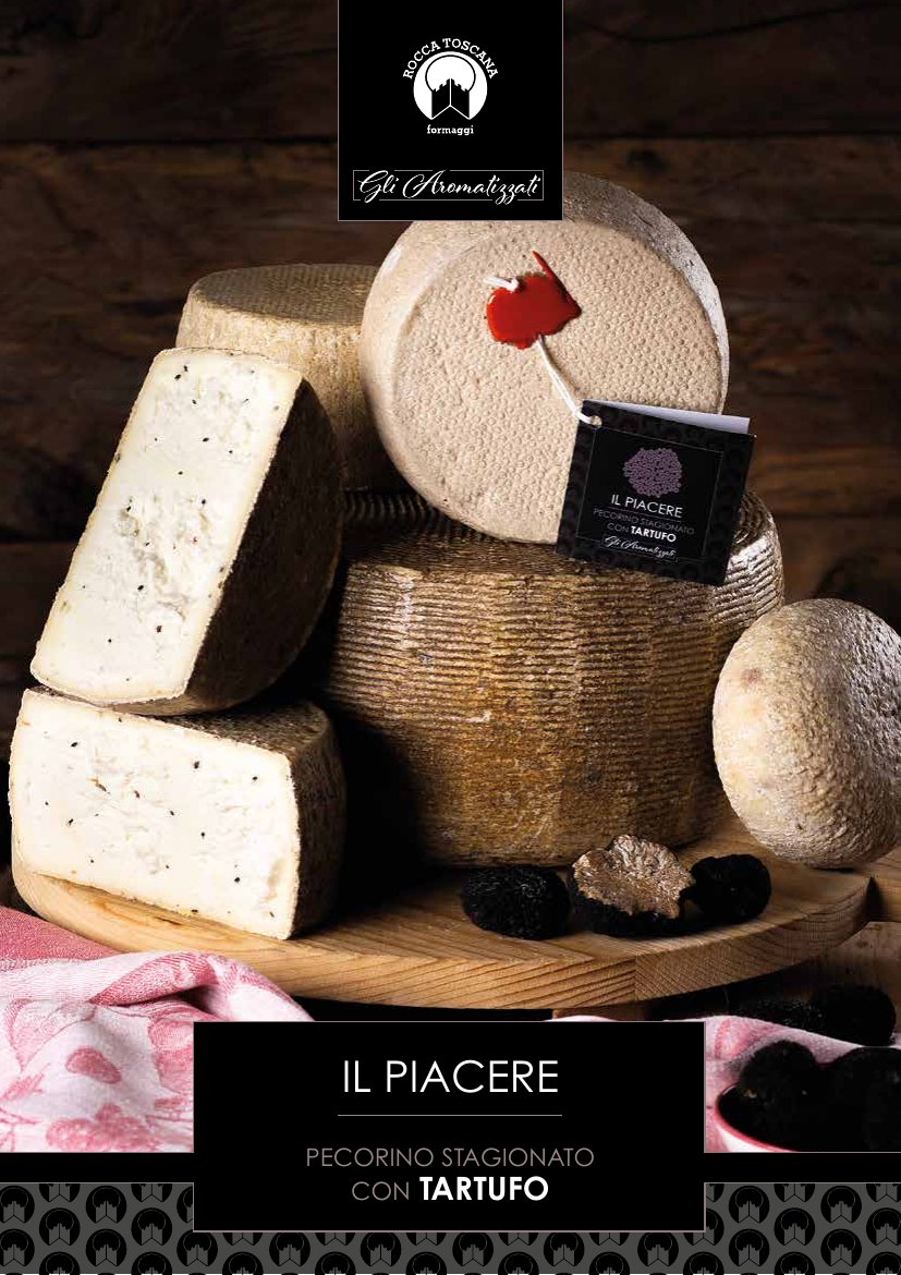 Il Piacere - Pecorino Stagionato con Tartufo (Trüffelkäse) 
