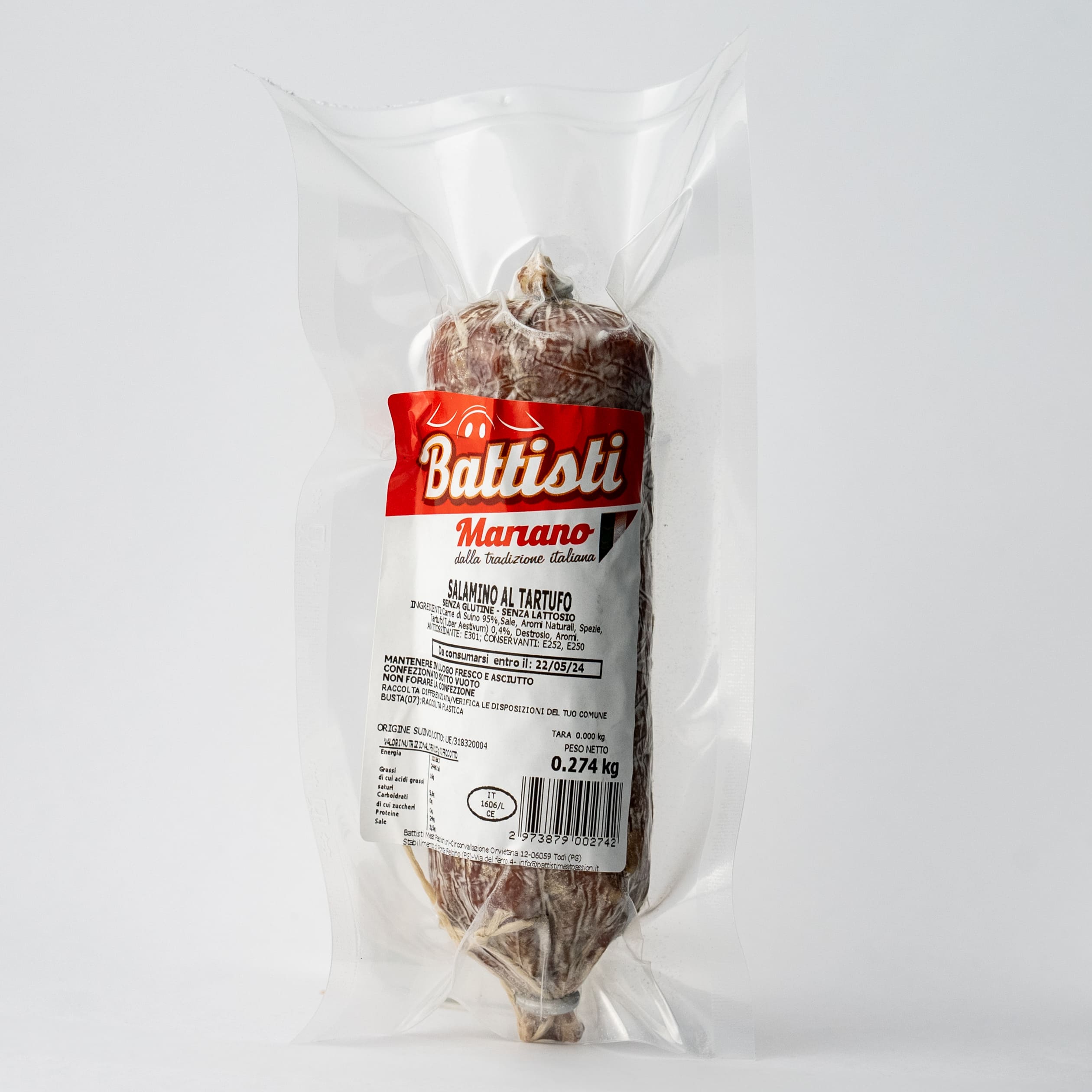 Salamino al Tartufo - Trüffelsalami ca. 230g