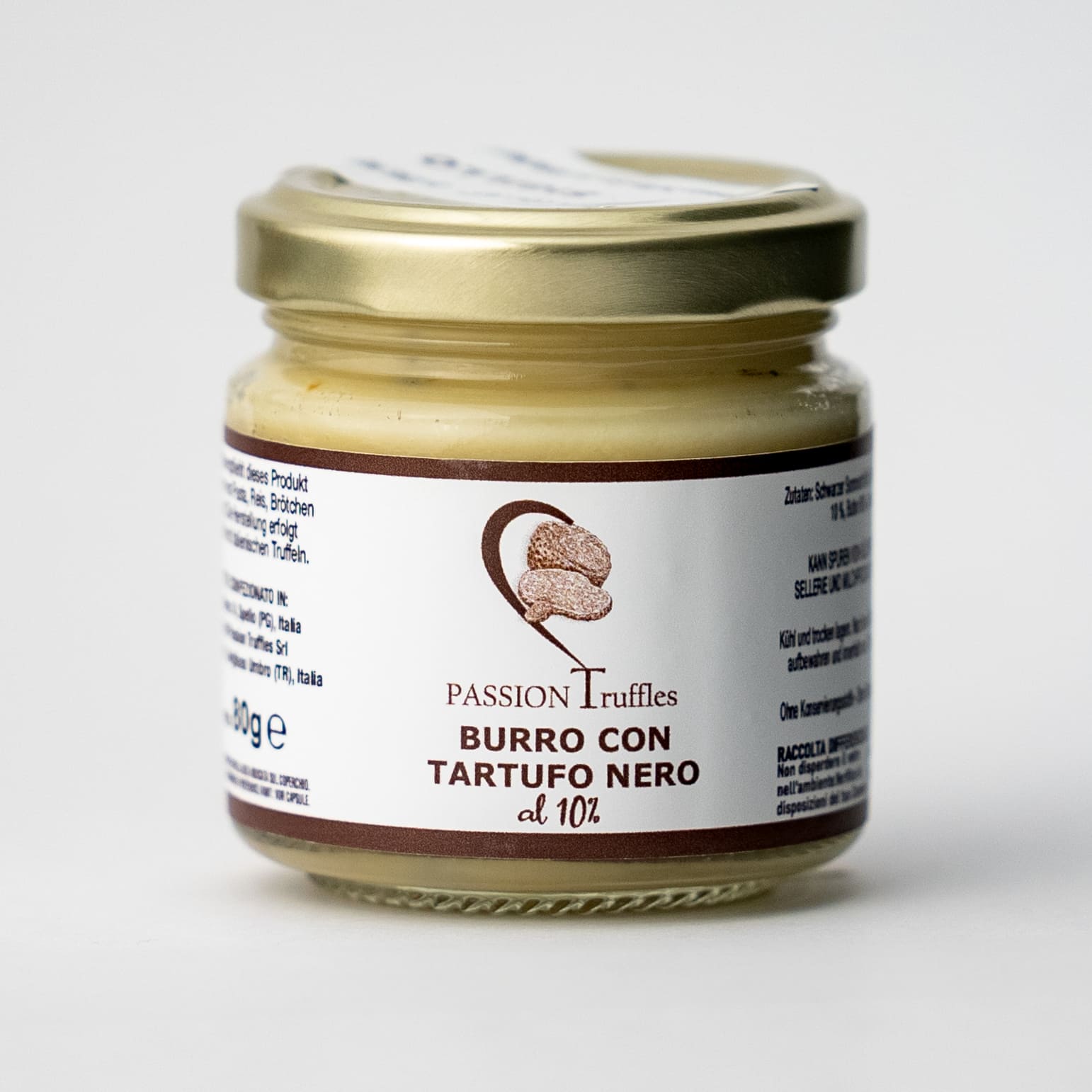 Trüffelbutter Schwarz - Burro al tartufo nero 80g 