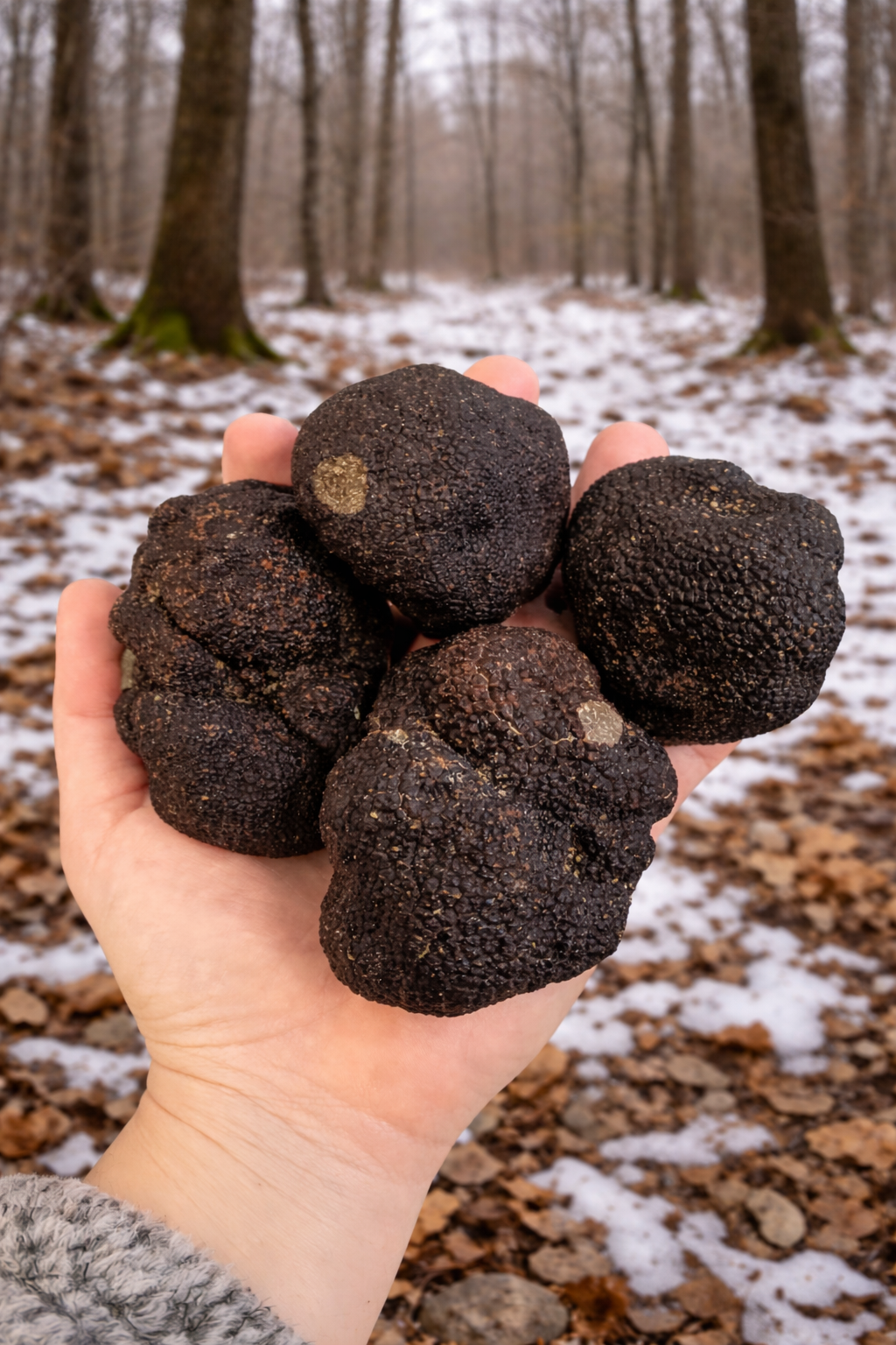 Tuber - Wintertrüffel (Tuber melanosporum) in Gramm (Verkaufsgewicht) 